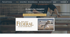 Desktop Screenshot of plymouthframery.com
